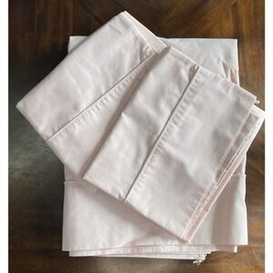 VINTAGE Martex - West Point Stevens Solid Light Pink Full Sheet Set- Rare -HTF